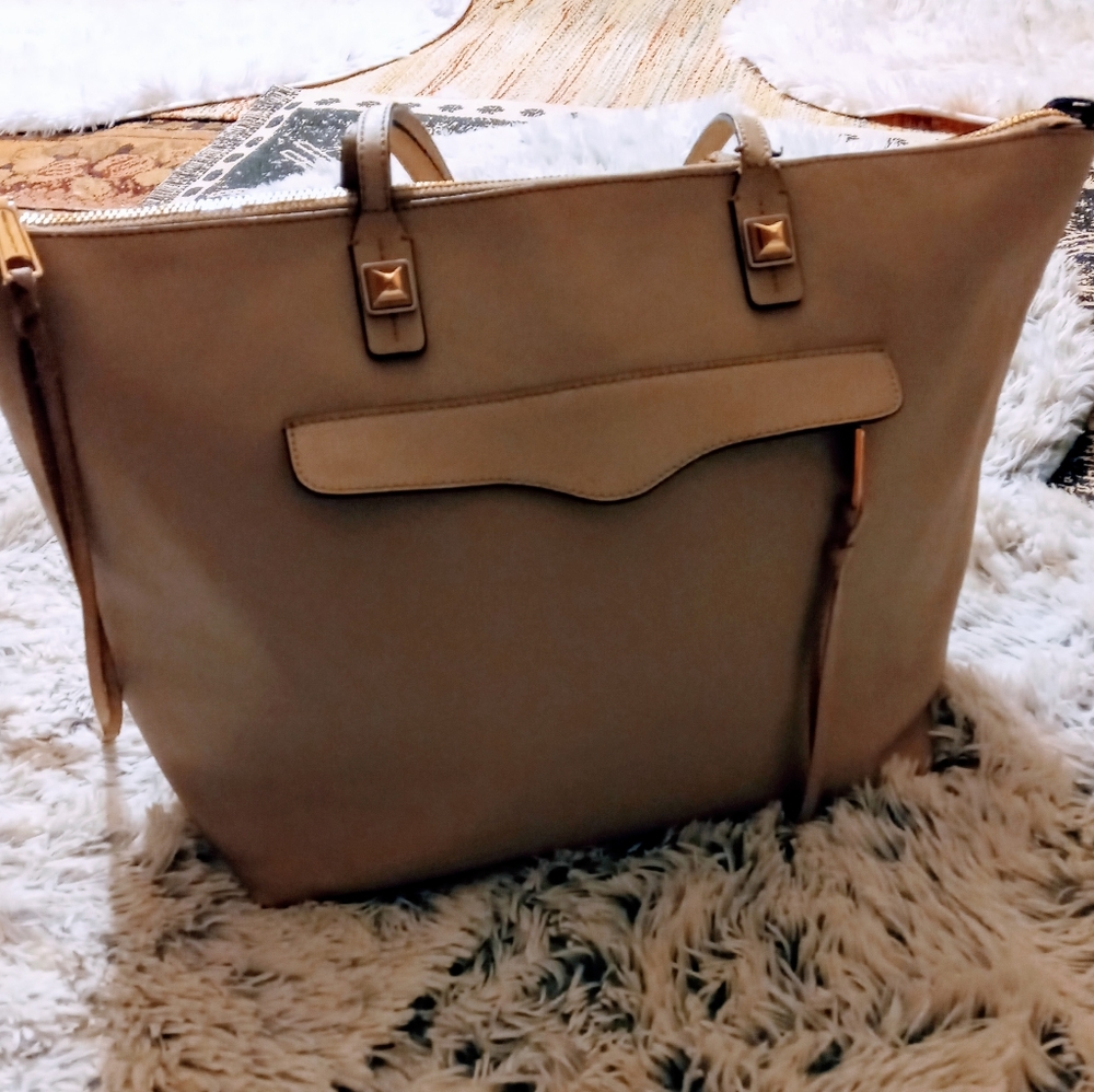 ♡2XHOST PICK♡Rebecca Minkoff Leather Tote Bag ♡♡ - Picture 3 of 7